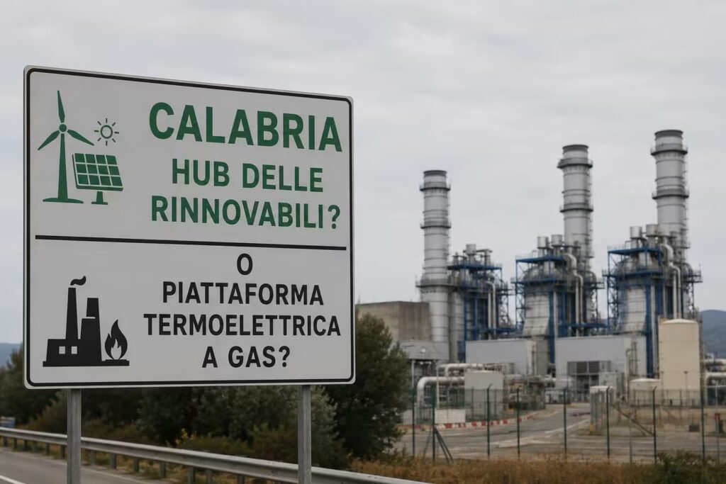 Calabria “hub delle rinnovabili” o piattaforma termoelettrica a gas?