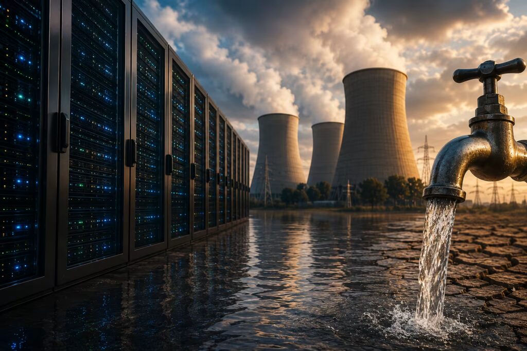 L’ONU avverte: la corsa all’intelligenza artificiale potrebbe consumare il 3% dell’elettricità mondiale ed enormi quantità d’acqua entro il 2030 