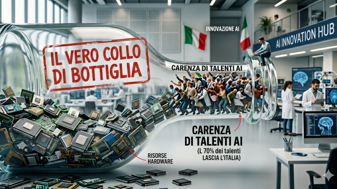 Il vero collo di bottiglia dell’AI italiana non sono i chip. Sono i talenti