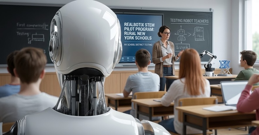 Scuola e AI: un distretto scolastico di New York sperimenta insegnanti robot