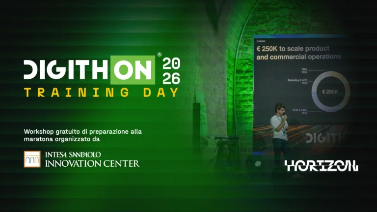 DIGITHON 2026 #HORIZON: Training Day condotto da Intesa Sanpaolo Innovation Center