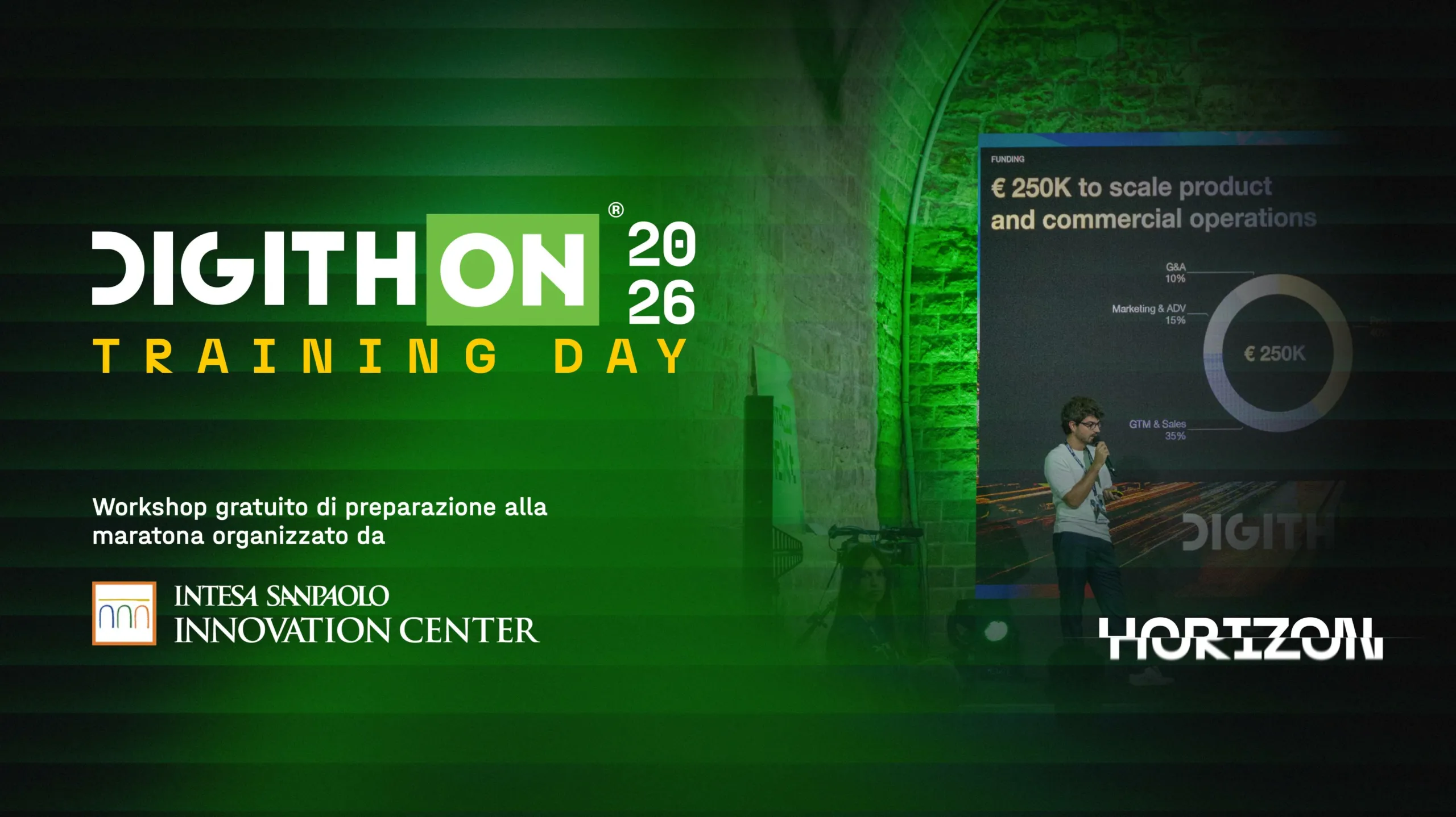 DIGITHON 2026 #HORIZON: Training Day condotto da Intesa Sanpaolo Innovation Center